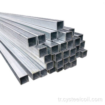 SS400 Alaşım Galvanizli Kare Tüp